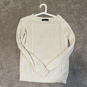 Cable Knit Cream Sweater from Zara men size M